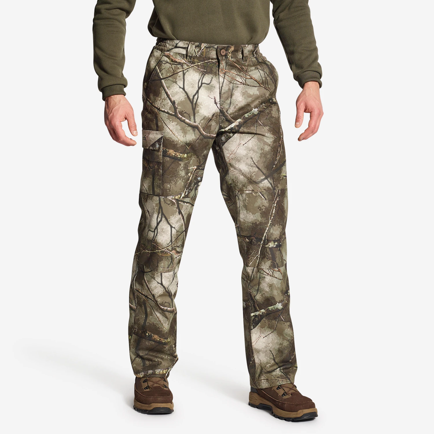 WARM WATERPROOF HUNTING TROUSERS TREEMETIC 100. 3 WARM WATERPROOF HUNTING TROUSERS TREEMETIC 100.