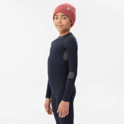 WEDZE KIDS' SKI BASE LAYER TOP - BL 500 I-SOFT SEAMLESS -Outdoor Equipment Store kcea955ca01f5cd754f7aaf259dda80ef