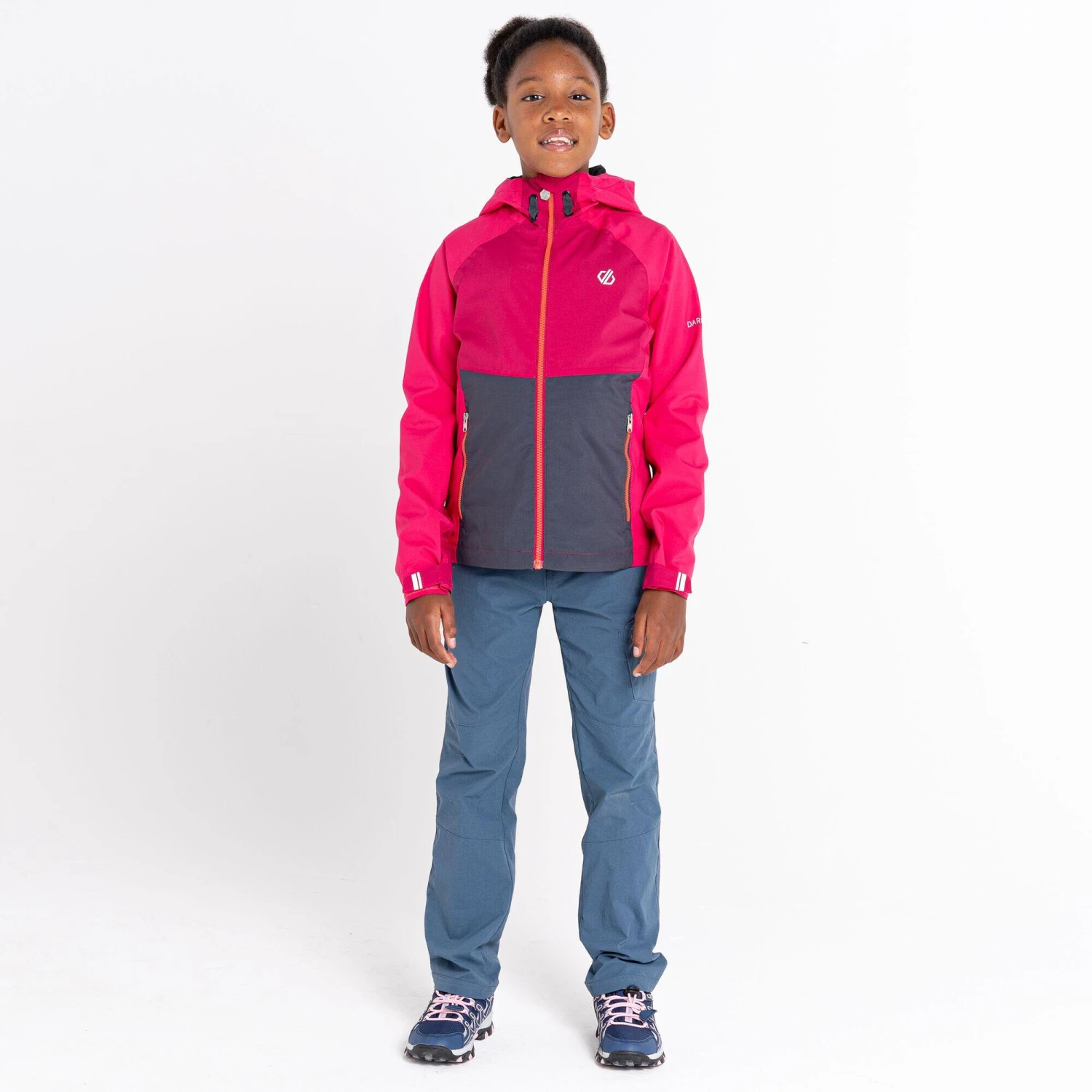 Dare 2b In The Lead II Kids' Hiking Waterproof Jacket 4 Dare 2b In The Lead II Kids' Hiking Waterproof Jacket - Image 2