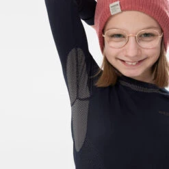 WEDZE KIDS' SKI BASE LAYER TOP - BL 500 I-SOFT SEAMLESS -Outdoor Equipment Store kdb627a7caa45e039e834e74caf38967f