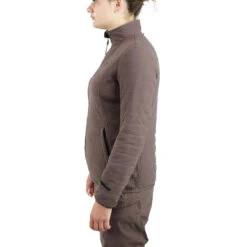 HUNTING WOMEN’S 3-IN-1 WARM WATERPROOF JACKET 500 - BROWN -Outdoor Equipment Store kdde94566c2e7a61b2ced28261e654d2e