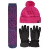 Regatta Childrens/Kids Leopard Print Ski Gloves Set (Raspberry Rose) 2 Regatta Childrens/Kids Leopard Print Ski Gloves Set (Raspberry Rose) -Outdoor Equipment Store kde9243c009c6e3bf4f38ea78160d83f5