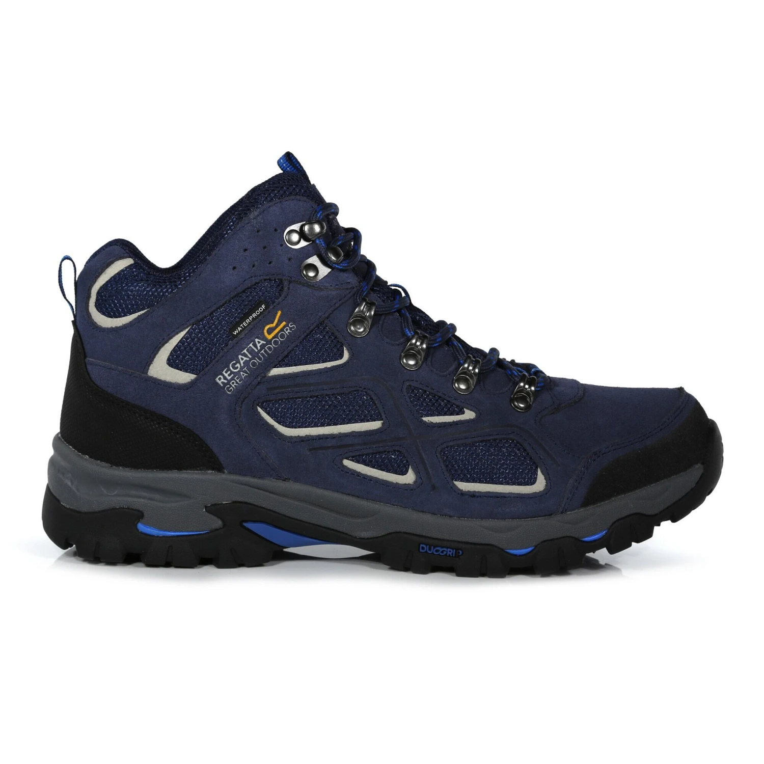 Regatta Mens Tebay Suede Walking Boots (Navy/Oxford Blue) 6 Regatta Mens Tebay Suede Walking Boots (Navy/Oxford Blue) - Image 4
