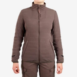 HUNTING WOMEN’S 3-IN-1 WARM WATERPROOF JACKET 500 - BROWN -Outdoor Equipment Store kdfa8b637b35cbfe6c09ad1fc6ce78805