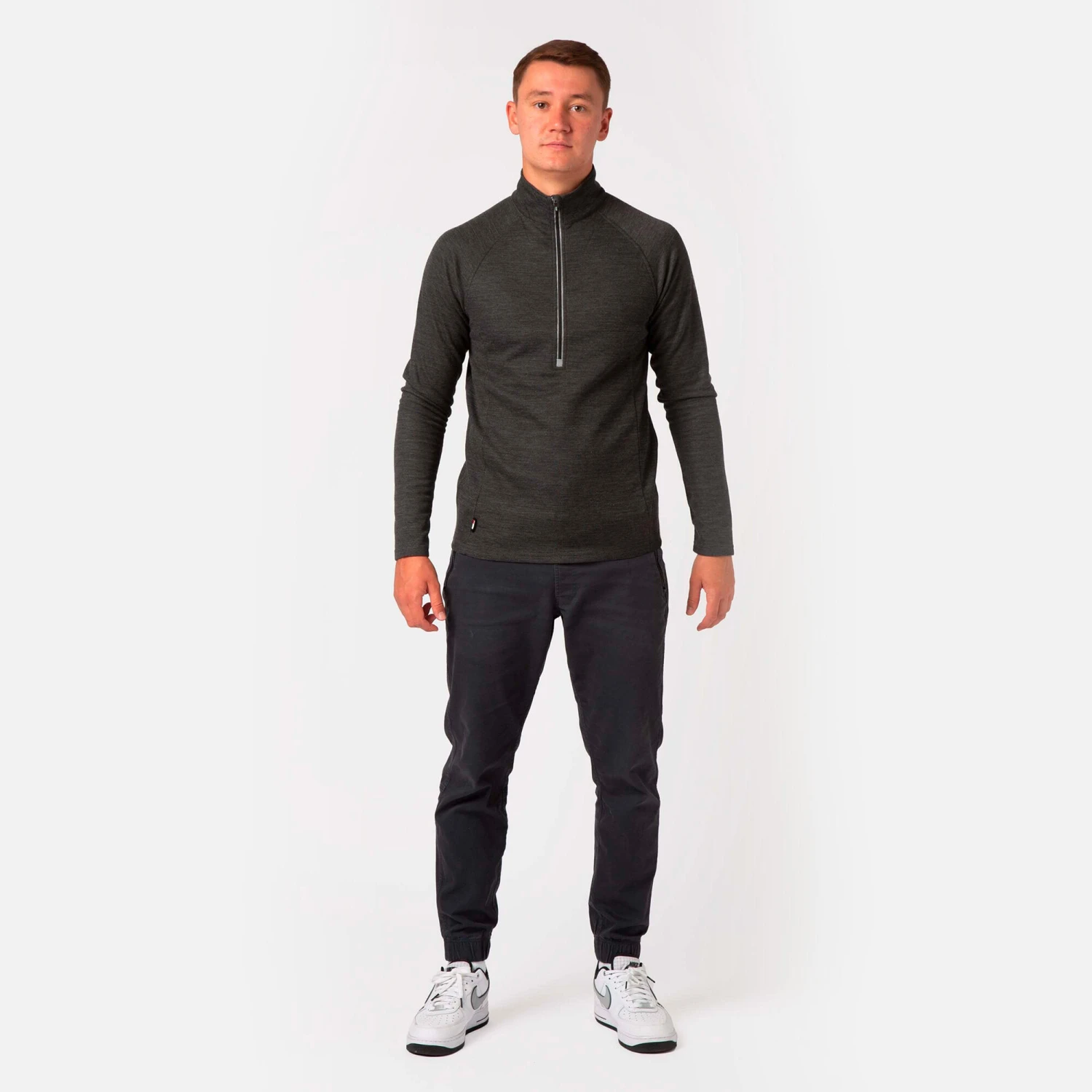 Bodyfit Pro Zip Neck Black 4 Bodyfit Pro Zip Neck Black - Image 2