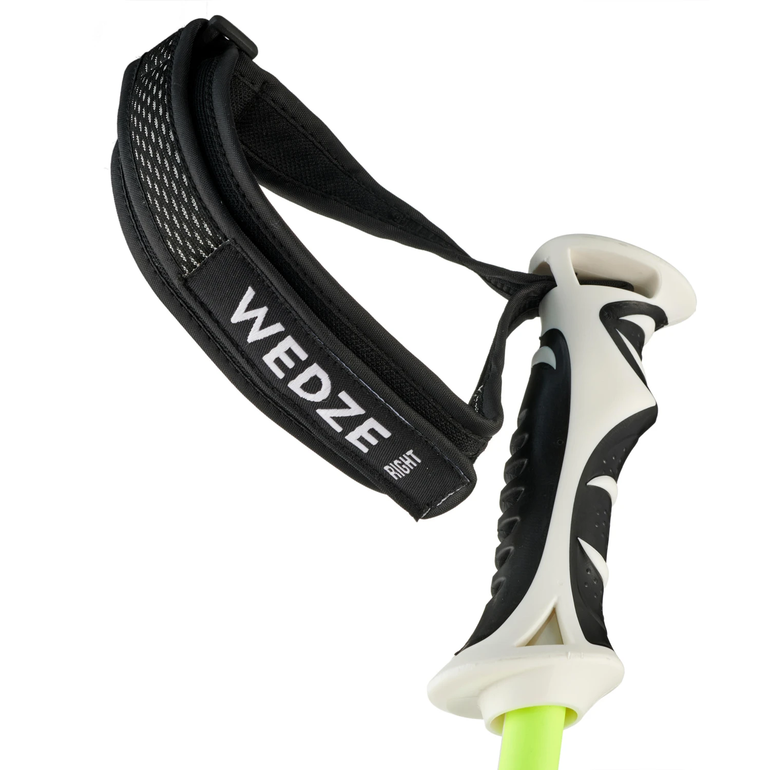 WEDZE Women's Downhill Ski Poles Boost - White And Yellow 10 WEDZE Women's Downhill Ski Poles Boost - White And Yellow - Image 8