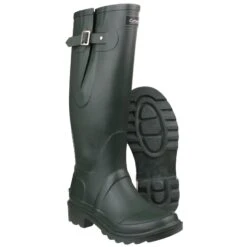 Cotswold Ragley Plain Rubber Wellingtons GREEN -Outdoor Equipment Store kef51009e1c4063da12fb9a7ae66f4358
