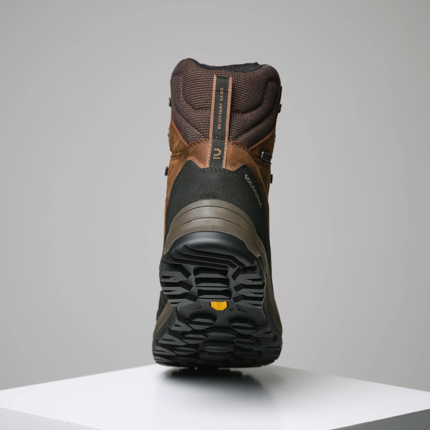 Waterproof Country Sport Boots Brown Crosshunt 500 V2 9 Waterproof Country Sport Boots Brown Crosshunt 500 V2 - Image 7