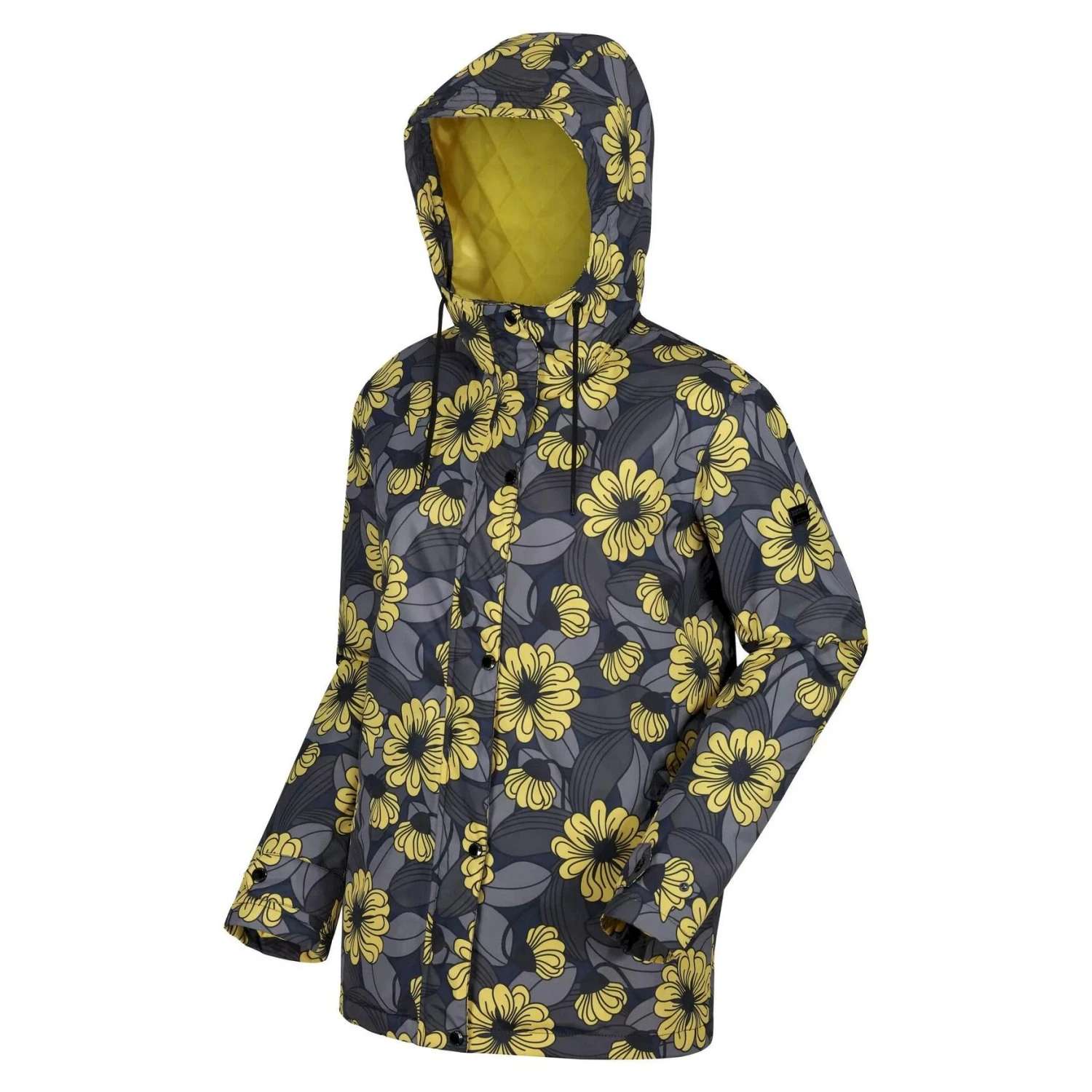 Regatta Womens/Ladies Orla Kiely Waterproof Winter Raincoat (Heligan Yellow) 5 Regatta Womens/Ladies Orla Kiely Waterproof Winter Raincoat (Heligan Yellow) - Image 3