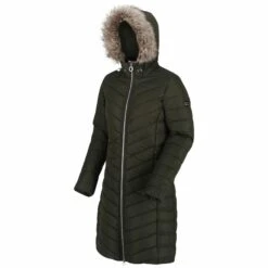 Regatta Womens/Ladies Fritha Parka (Dark Khaki) -Outdoor Equipment Store kf9e211531ddf71411603d9ebc2a2e033