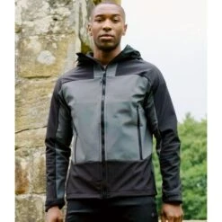 Craghoppers Mens Expert Active Soft Shell Jacket (Black) -Outdoor Equipment Store kfcc4103bb4c61926a454d8dfefa8d7ea