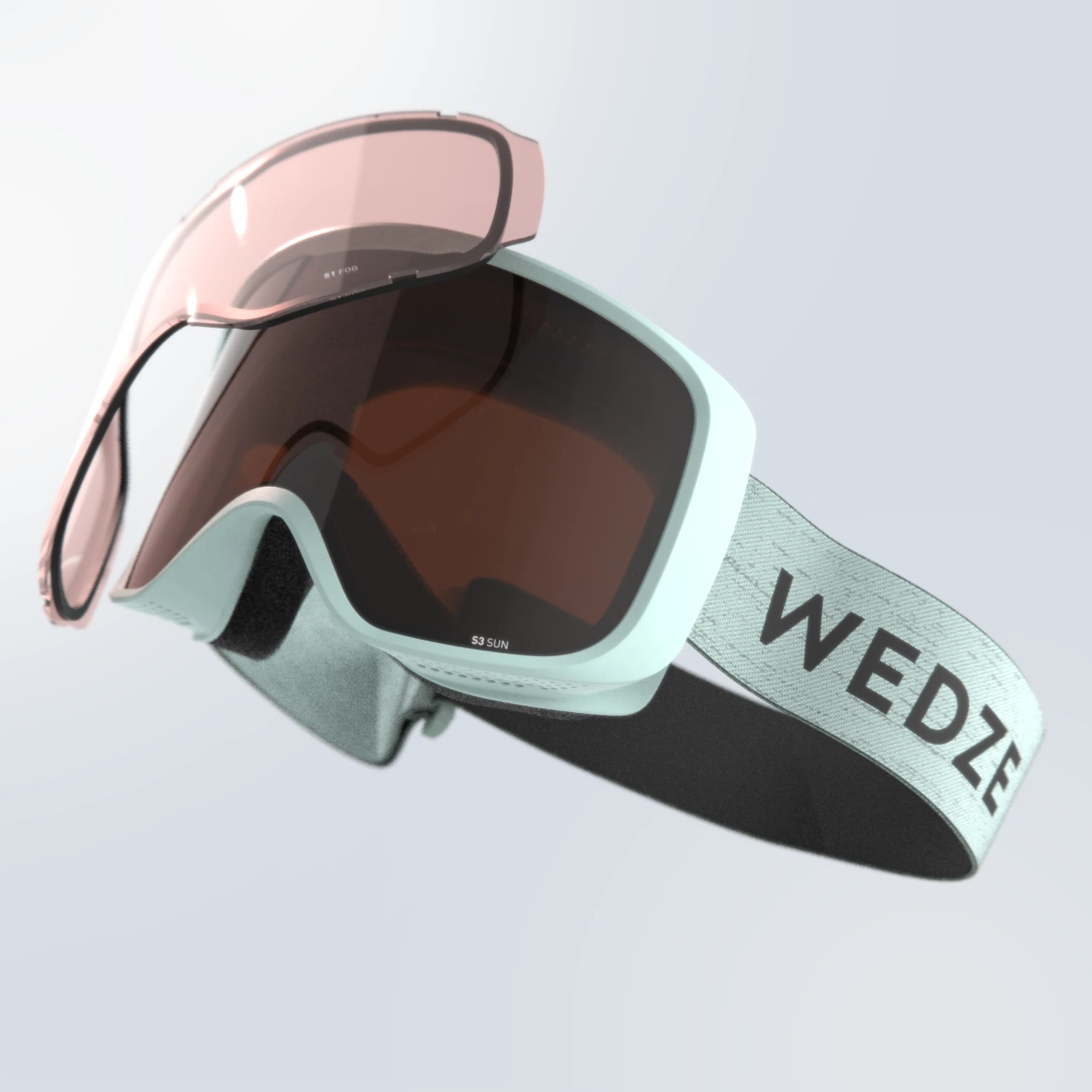 WEDZE KIDS’ AND ADULT SKIING AND SNOWBOARDING GOGGLES ALL WEATHER - G 100 I 7 WEDZE KIDS’ AND ADULT SKIING AND SNOWBOARDING GOGGLES ALL WEATHER - G 100 I - Image 5