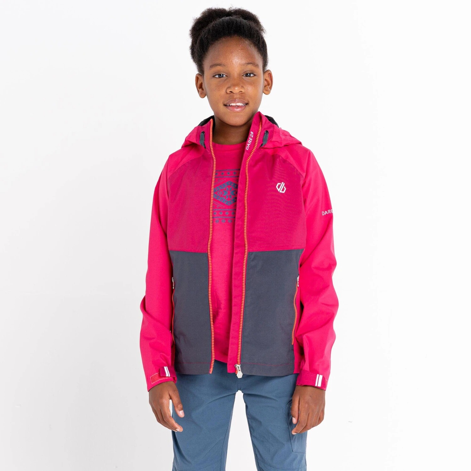 Dare 2b In The Lead II Kids' Hiking Waterproof Jacket 6 Dare 2b In The Lead II Kids' Hiking Waterproof Jacket - Image 4